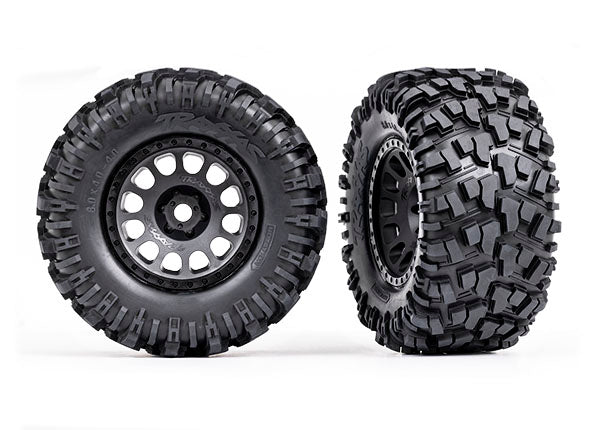 Traxxas 7875 T&W Xrt Rc Blk Wh Maxx At Tire