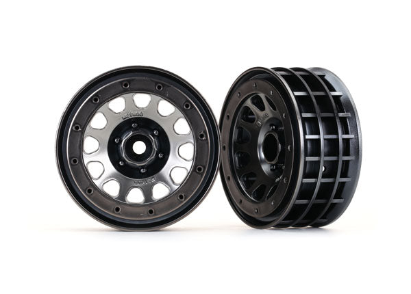 Traxxas 8171 Wheels Mthd 105 Blk Chrm 2.2