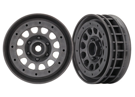 Traxxas 8173A Wheels Mthd 105 Chrcl Gry 1.9