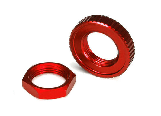 Traxxas 8345R Servo Saver Nuts Aluminum Red