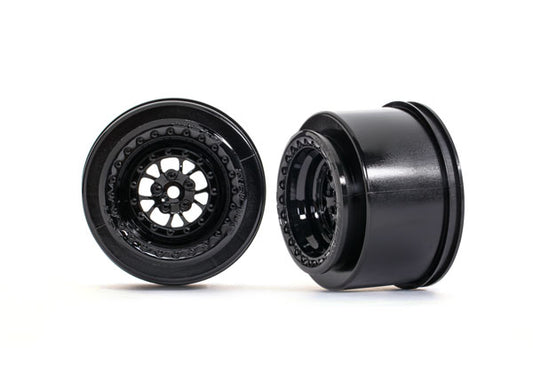 Traxxas 9473 Wheels Weld Gloss Black Rear