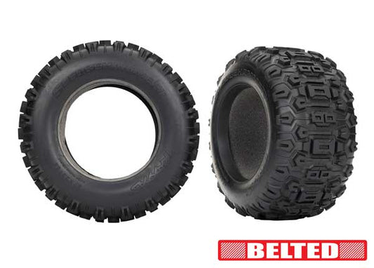 Traxxas 9571 Tires Sldgehmr Belted Foam Insrt