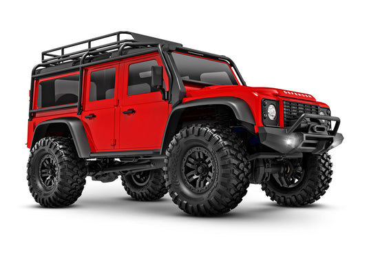 Traxxas 97054-1-Red 1/18 Scale Defender