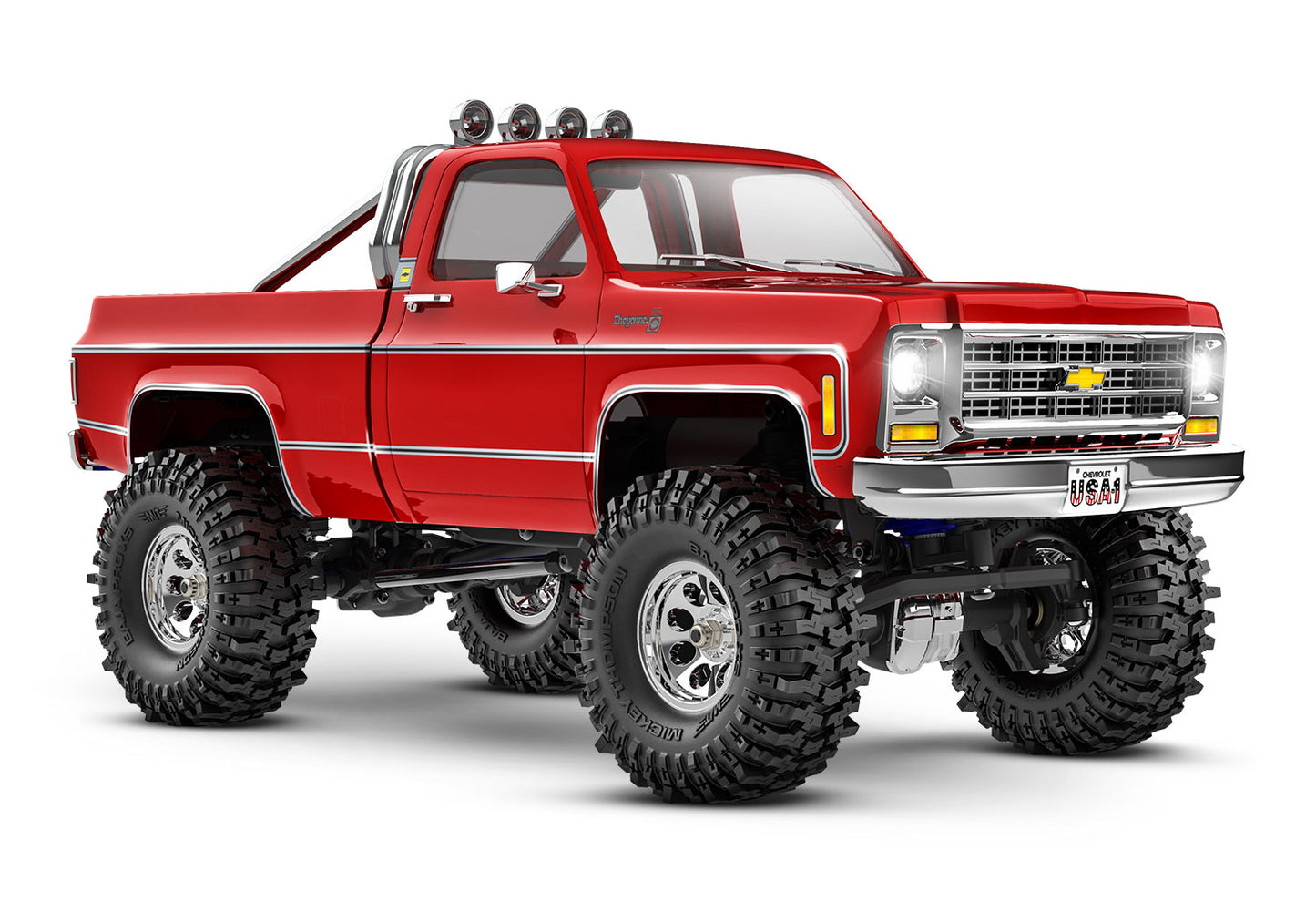 Traxxas 97064-1-Red 1/18 Trx-4M High Trail 79 K10 Truck