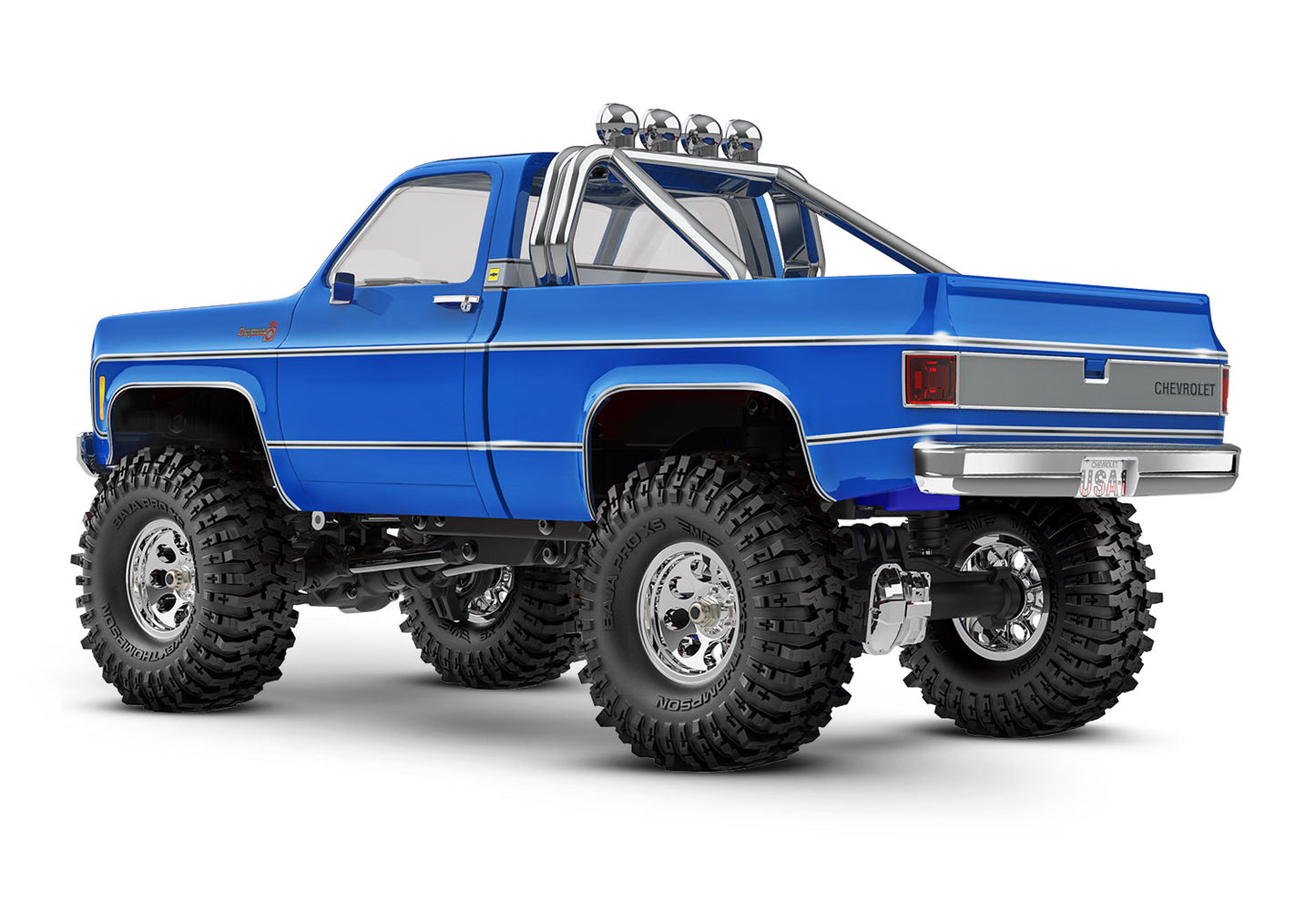 Traxxas 97064-1-Blue 1/18 Trx-4M High Trail 79 K10 Truck