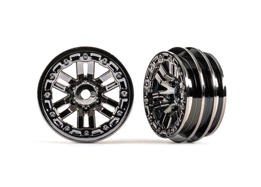 Traxxas 9768-Blkcr Wheels Black Chrm 1.0 (2)