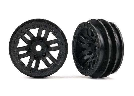 Traxxas 9768 Wheels Black 1.0 (2)