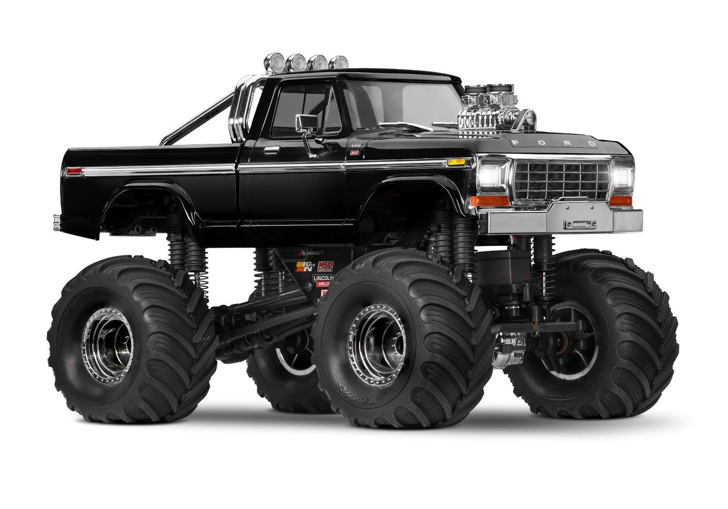 TRAXXAS 98044-1-BLK TRX-4MT Ford F-150 Monster Truck BLACK