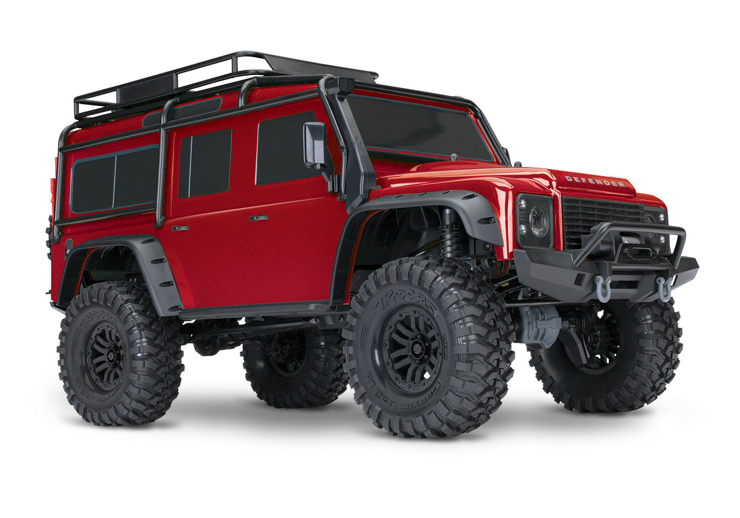 Traxxas 82056-4-Red Trx-4 Land Rover Defender