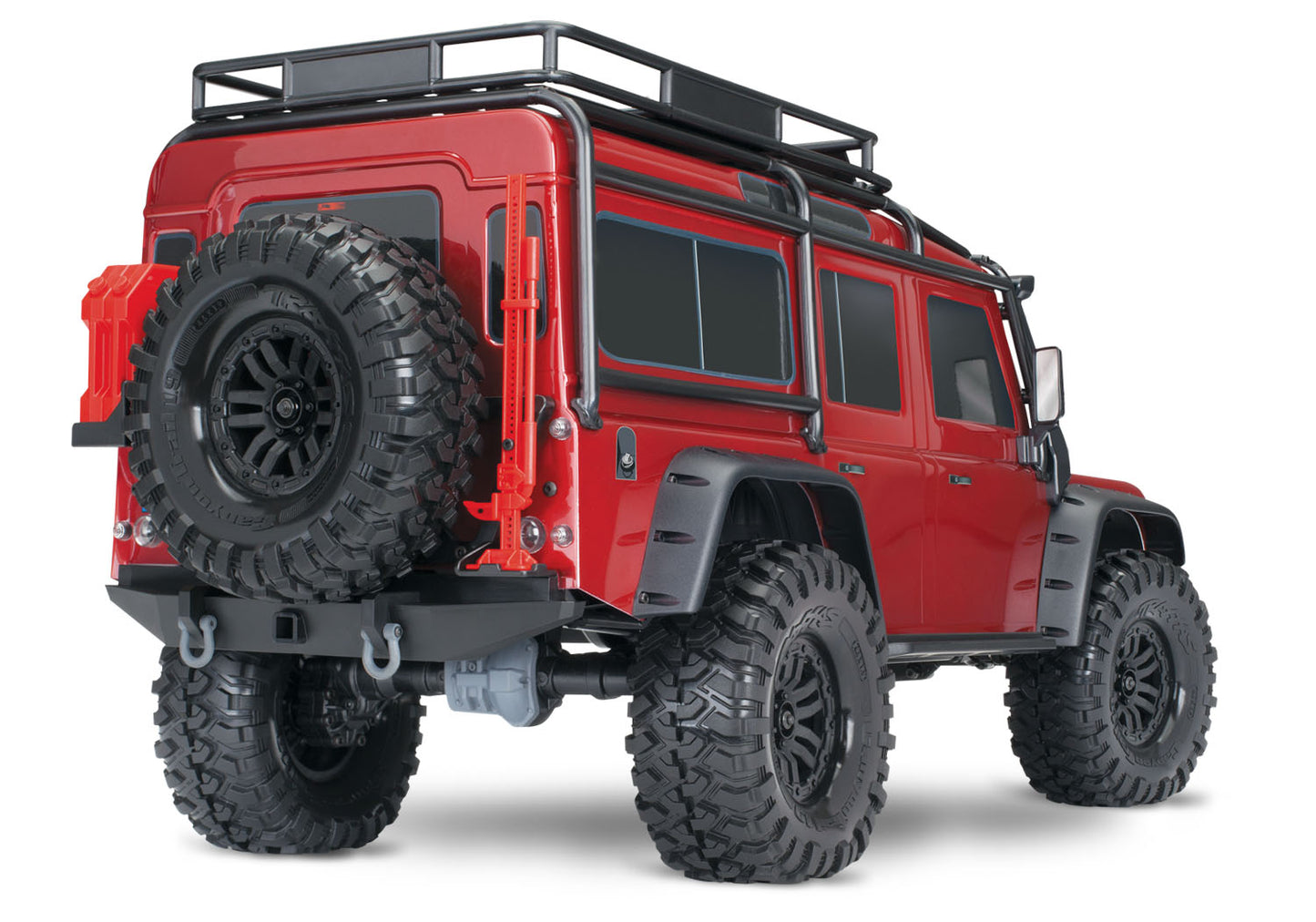 Traxxas 82056-4-Red Trx-4 Land Rover Defender